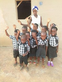 children with madam